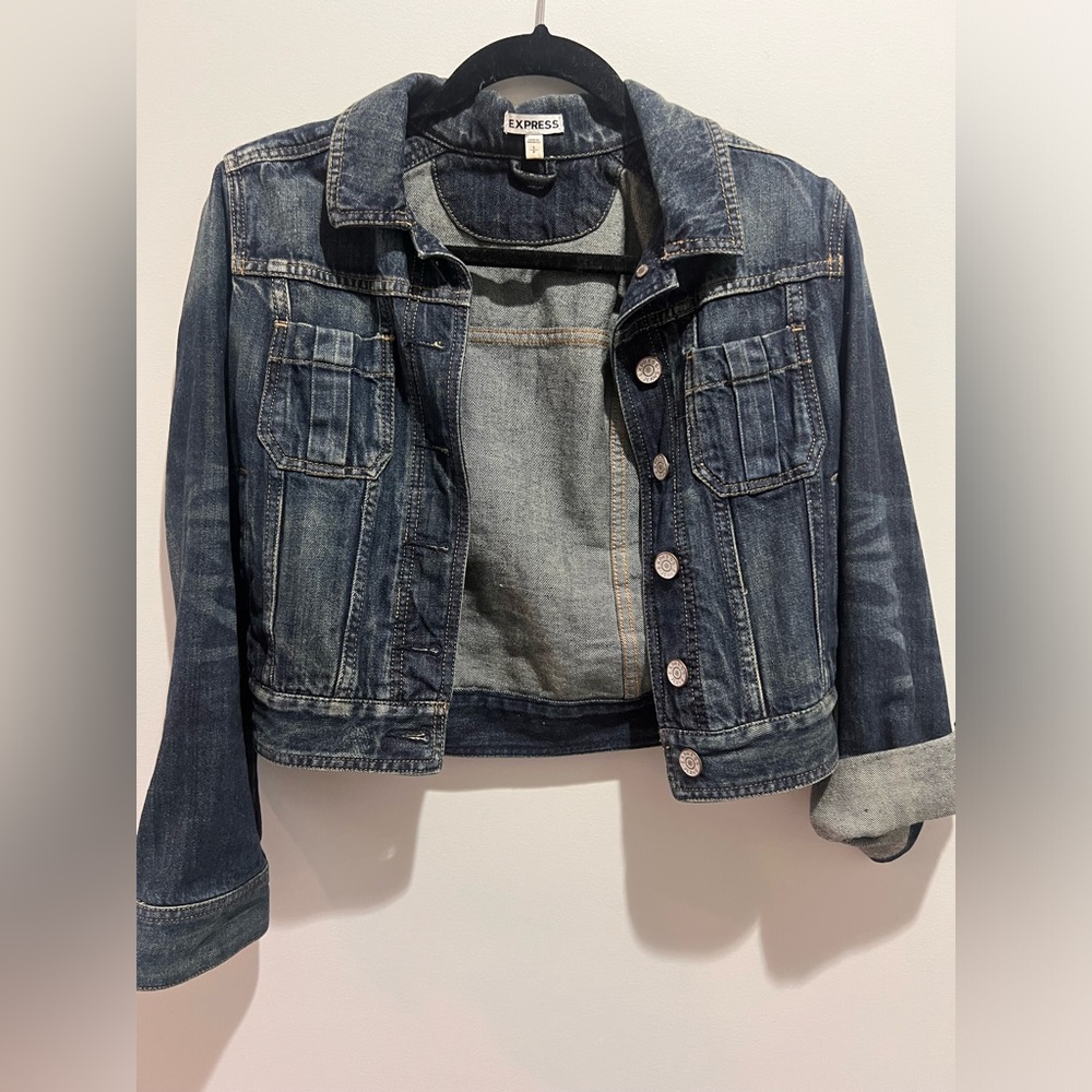 Express jean jacket size S